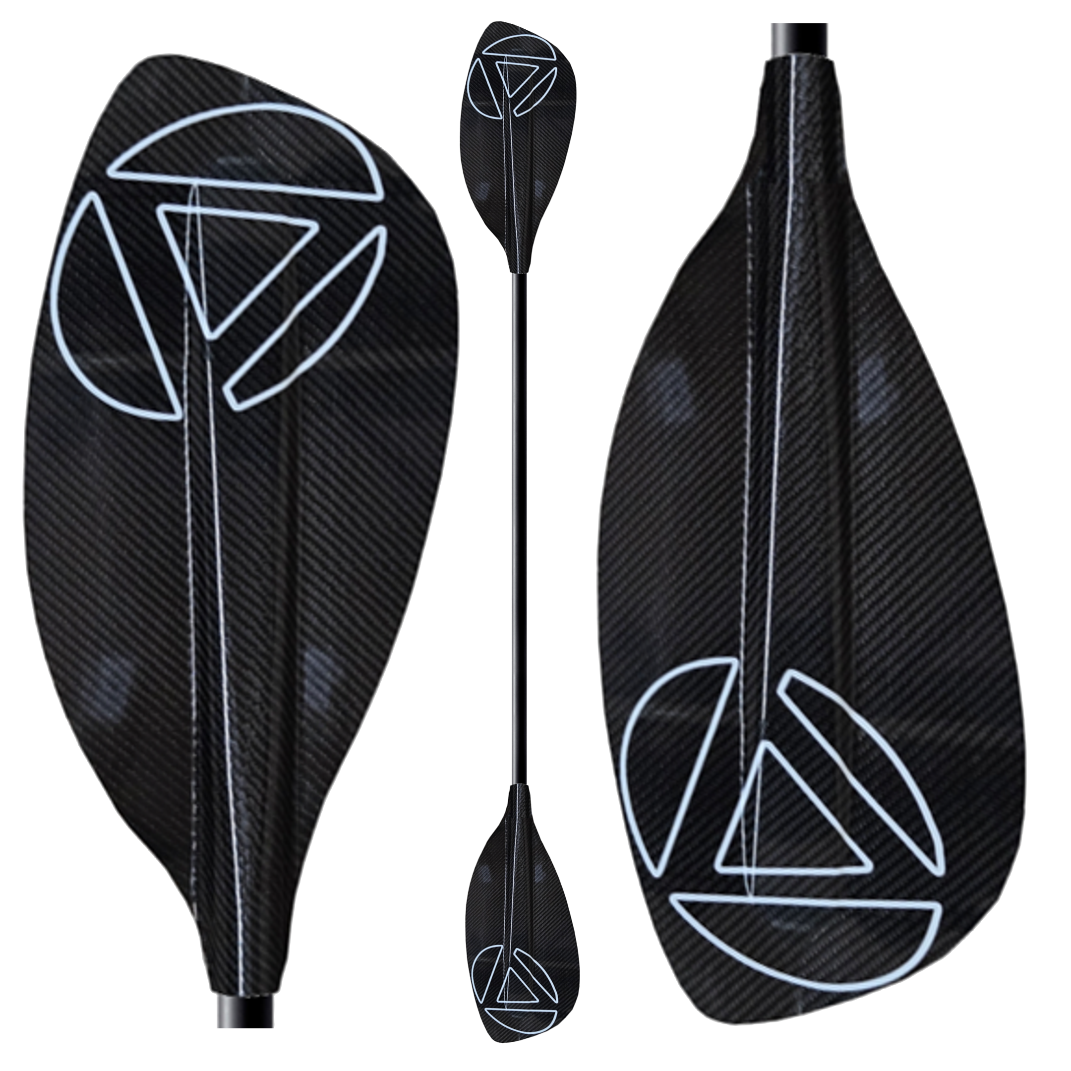 Fluid Carbon 1-Piece Whitewater Kayak Paddle