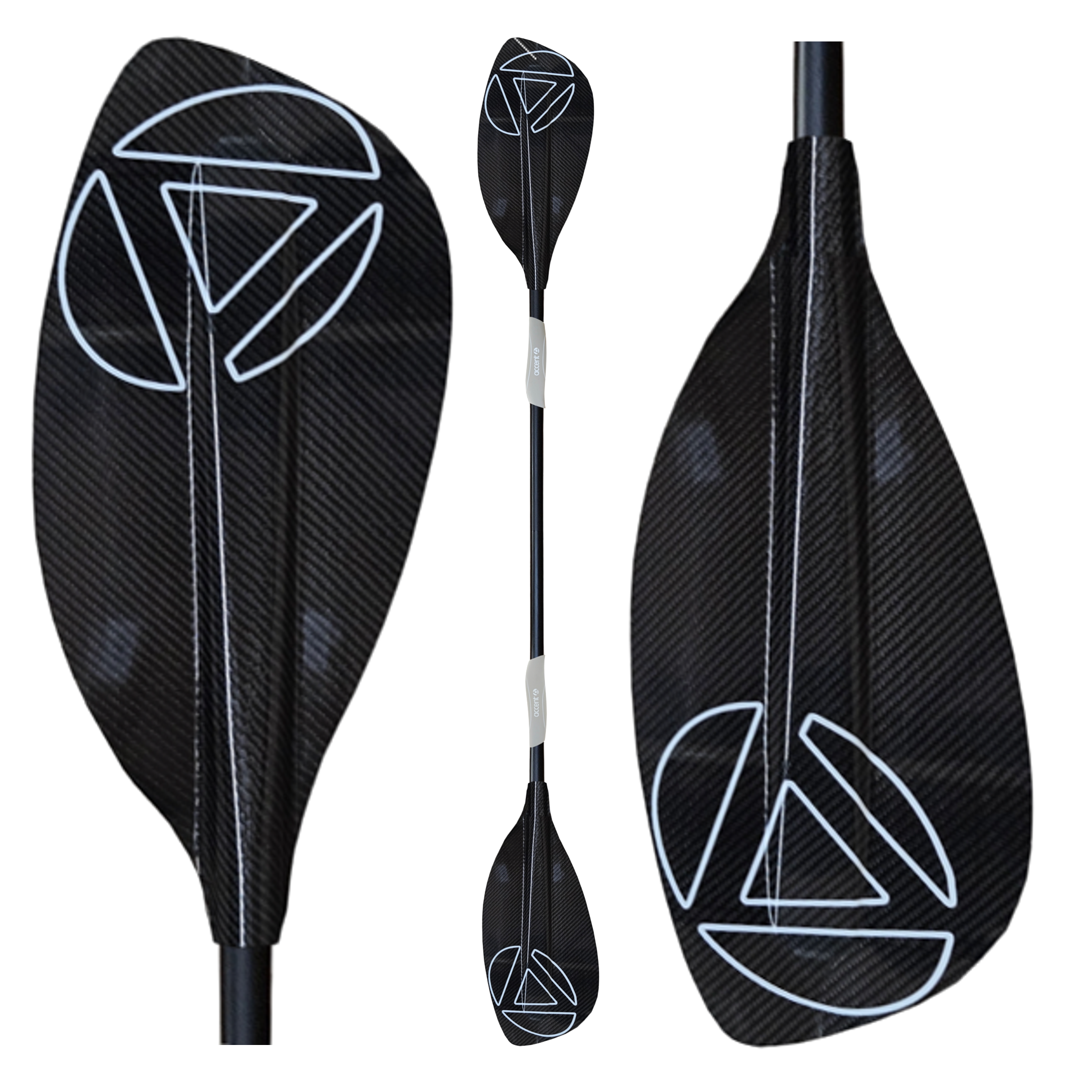 Fluid Carbon Advantage 1-Piece Whitewater Kayak Paddle